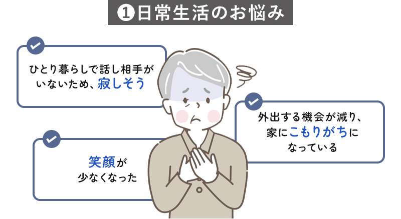 1.日常生活のお悩み